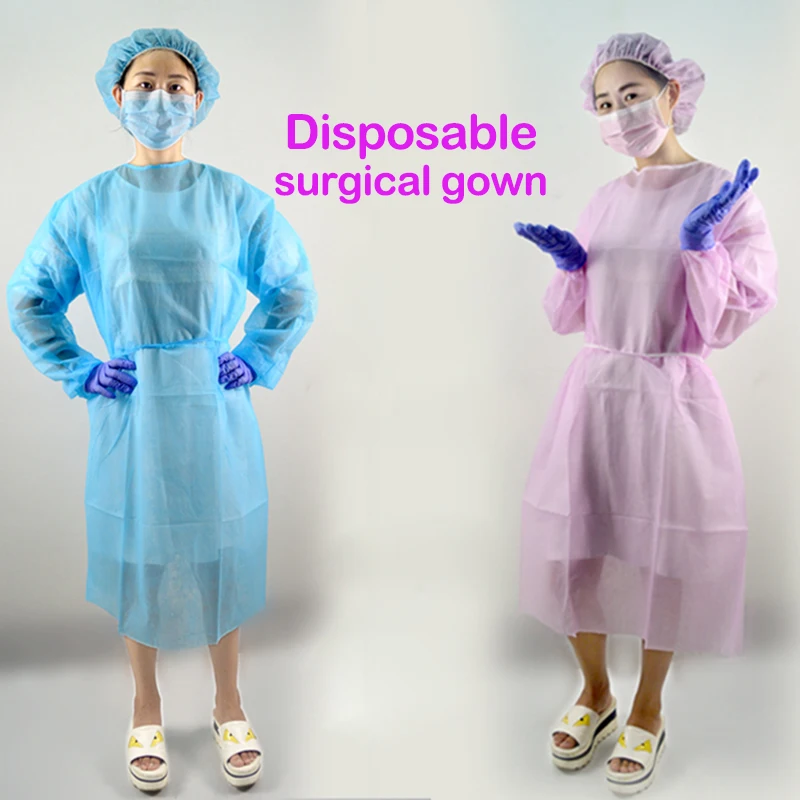 10pcs Pink Disposable Surgical Gown Thin And Light Dust Clothes Overalls One Time Aprons Medical Clothing Cleanroom Garment
10pcs Pink Disposable Surgical Gown Thin And Light Dust Clothes Overalls One Time Aprons Medical Clothing Cleanroom Garment