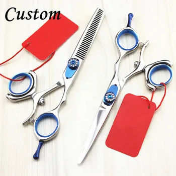 Custom Top-grade Germany 440c 6 / 5.5 inch rotation hair scissors cutting barber thinning makas cut shears hairdressing scissors
Custom Top-grade Germany 440c 6 / 5.5 inch rotation hair scissors cutting barber thinning makas cut shears hairdressing scissors