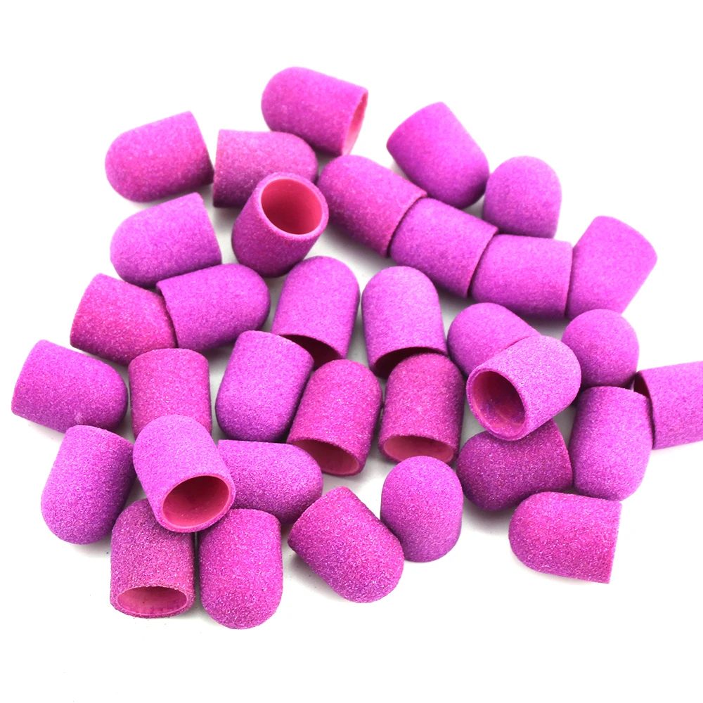 20pcs Purple Sanding Caps 10*15mm Plastic Electric Sanding Bands With Rubber Files Nail Art Pedicure Tools Accessories
20pcs Purple Sanding Caps 10*15mm Plastic Electric Sanding Bands With Rubber Files Nail Art Pedicure Tools Accessories