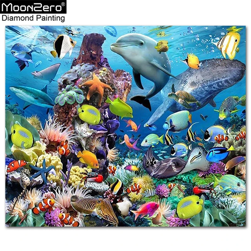 5D DIY Diamond Painting Full Drill Diamond Embroidery Cross Stitch Underwater World Dolphin Diamond Mosaic Rhinestone Home Decor
5D DIY Diamond Painting Full Drill Diamond Embroidery Cross Stitch Underwater World Dolphin Diamond Mosaic Rhinestone Home Decor