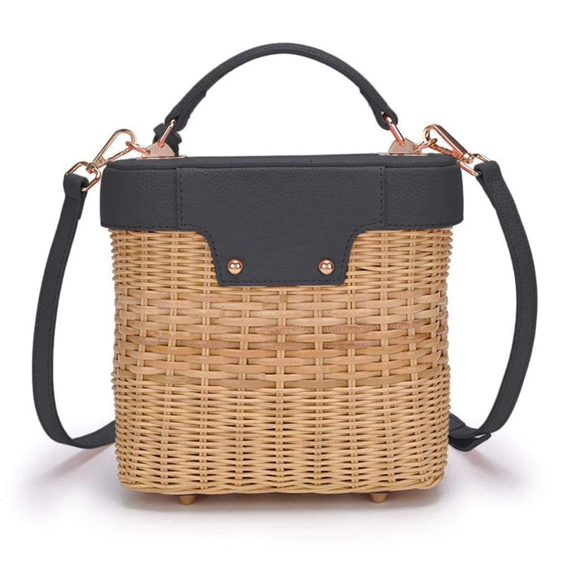 JHD-Women Straw Crossbody Bag Leather Strap Weave Bohemia Style Single-Shoulder Bag For Beach Travel Bag
JHD-Women Straw Crossbody Bag Leather Strap Weave Bohemia Style Single-Shoulder Bag For Beach Travel Bag