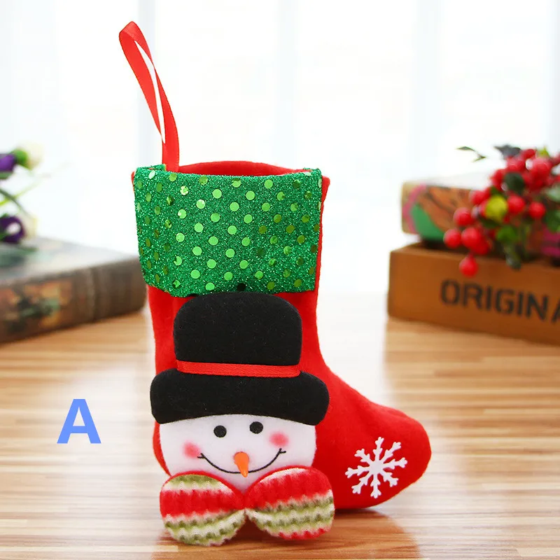 Hot sale 1piece Christmas Santa Claus Little sock Xmas Tree Pendant Gift Bag Party New Year Christmas Decoration
Hot sale 1piece Christmas Santa Claus Little sock Xmas Tree Pendant Gift Bag Party New Year Christmas Decoration