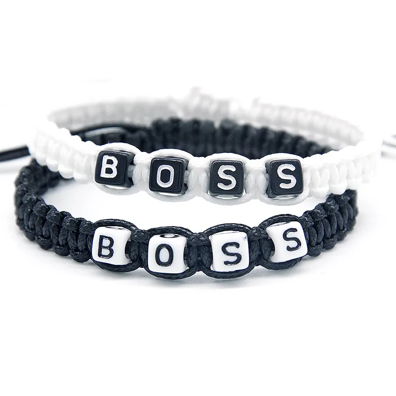 1pcs Funny Big BOSS Charm Bracelets Rope Chain Infinity Wish Adjust Size for Women Men Friends Beaded Jewelry Gifts Decoration
1pcs Funny Big BOSS Charm Bracelets Rope Chain Infinity Wish Adjust Size for Women Men Friends Beaded Jewelry Gifts Decoration