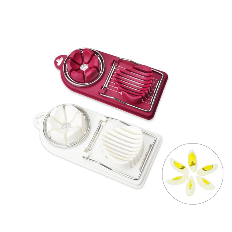 2in1 Egg Divider Plastic Base Stainless Steel Cutting Wire Cutting in slices&wedges Egg Slicer Creative Egg Tools Kitchen Gadget
2in1 Egg Divider Plastic Base Stainless Steel Cutting Wire Cutting in slices&wedges Egg Slicer Creative Egg Tools Kitchen Gadget
