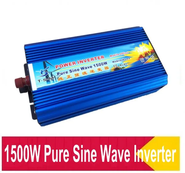 Pure Sine Wave Solar Power Inverter digital display 1500W Peak Power 3000W DC48V TO AC220V 50HZ
Pure Sine Wave Solar Power Inverter digital display 1500W Peak Power 3000W DC48V TO AC220V 50HZ