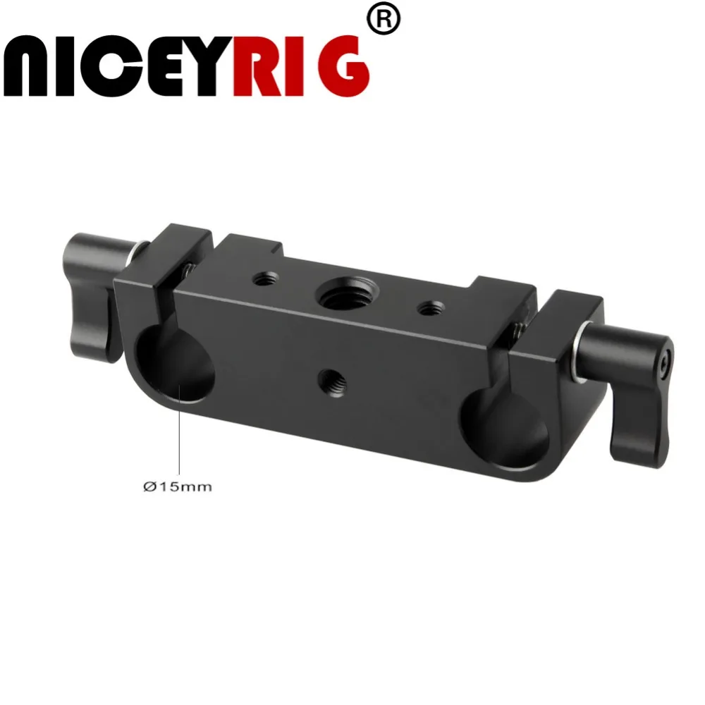 NICEYRIG 15mm Rod Clamp DSLR Camera Rig 15mm Rail Rod Clamp Shoulder Rig 1/4" Screw Hole 3/8" Screw Hole DSLR Cage Shoulder Rig
NICEYRIG 15mm Rod Clamp DSLR Camera Rig 15mm Rail Rod Clamp Shoulder Rig 1/4" Screw Hole 3/8" Screw Hole DSLR Cage Shoulder Rig