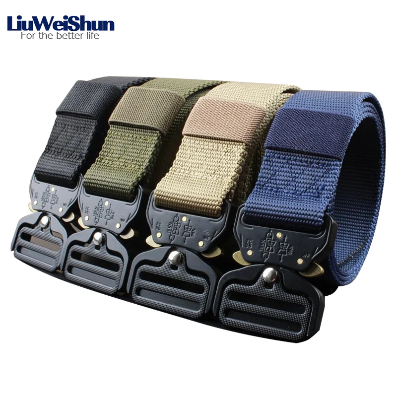 LiuWeiShun Heavy Duty Hunting Tactical Belt Army Waist Strap Adjustable Nylon Military Equipment Belts with Metal Insert Buckle
LiuWeiShun Heavy Duty Hunting Tactical Belt Army Waist Strap Adjustable Nylon Military Equipment Belts with Metal Insert Buckle