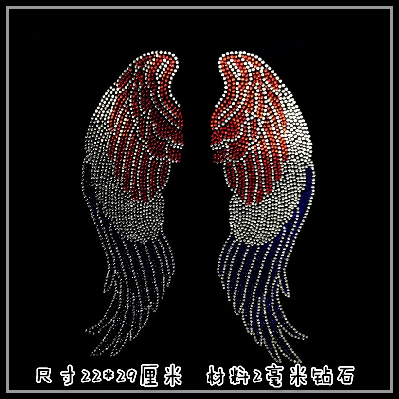 2 шт./лот большие ангельские крылья iron on Стразы transfer designs hot fix rhinesot fix стразы, Переводные мотивы
2 шт./лот большие ангельские крылья iron on Стразы transfer designs hot fix rhinesot fix стразы, Переводные мотивы