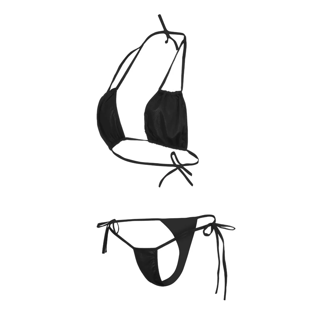 Micro Bikini Women Sexy Simple Lingeries Fashion Set With G-String Underwear Bandage Bodydoll Lenceria Mujer 19Mer14 P40
Micro Bikini Women Sexy Simple Lingeries Fashion Set With G-String Underwear Bandage Bodydoll Lenceria Mujer 19Mer14 P40