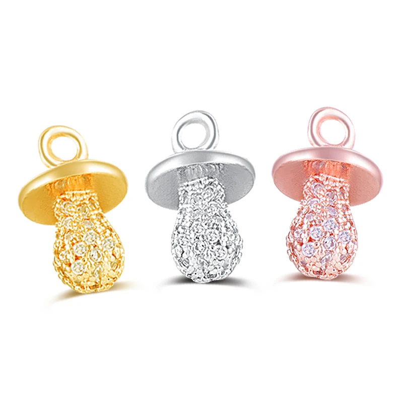 Gold Silver Rose Gold color Baby Born Nipple Charms Pendants for DIY Handmade Necklace Bracelet Jewelry Making 13x8mm 5pcs lot
Gold Silver Rose Gold color Baby Born Nipple Charms Pendants for DIY Handmade Necklace Bracelet Jewelry Making 13x8mm 5pcs lot