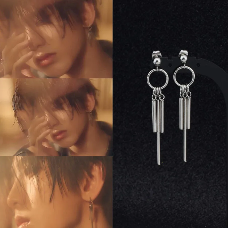 KPOP DNA Korean V popular Fashion Bangtan Boys Album Stud Earrings For Women Brincos Pusheen Silver Earrings Accessories 1pc
KPOP DNA Korean V popular Fashion Bangtan Boys Album Stud Earrings For Women Brincos Pusheen Silver Earrings Accessories 1pc