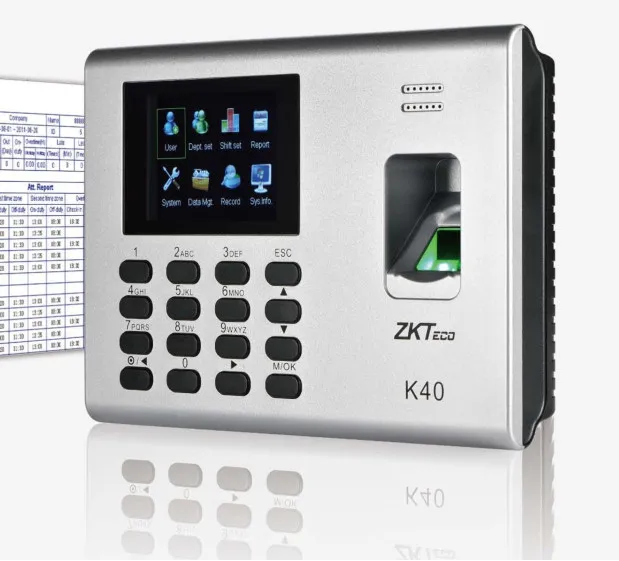 K40/DS310 Fingerprint time recorder with access control high performance time attendance system best seller
K40/DS310 Fingerprint time recorder with access control high performance time attendance system best seller