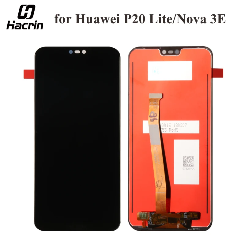 Для huawei P20 Lite ЖК дисплей + сенсорный экран Замена для Nova 3E дигитайзер сборка ANE LX1
