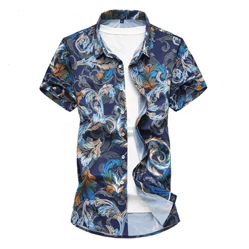 2018 Summer new arrival Men's casual Shirt Classic Retro printed Beach style Breathable short sleeve shirts plus size M-7XL
2018 Summer new arrival Men's casual Shirt Classic Retro printed Beach style Breathable short sleeve shirts plus size M-7XL