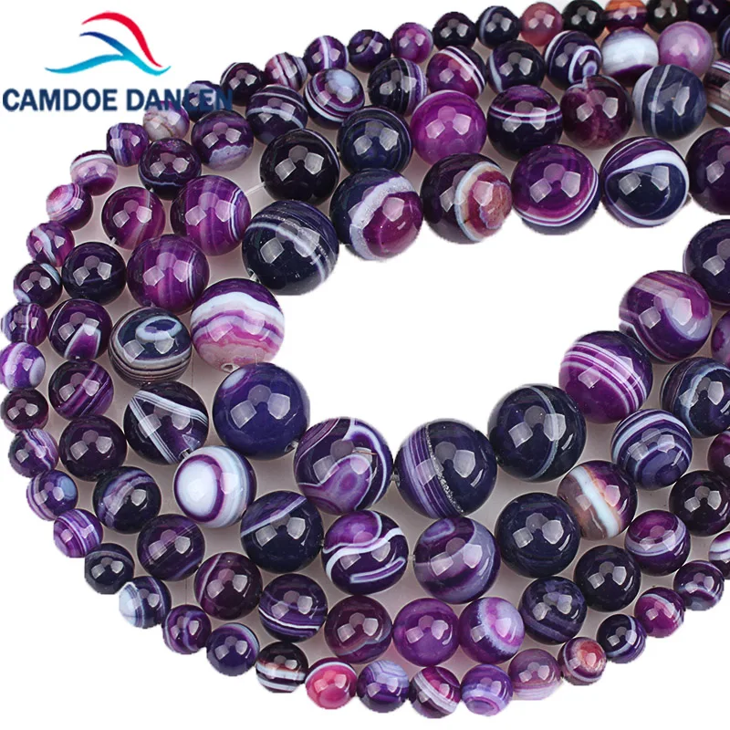 Natural Stone Top Grade Purple Stripe Agates Round Loose Beads 6 8 10 12MM DIY Bracelet Necklace Bead For Jewelry Making
Natural Stone Top Grade Purple Stripe Agates Round Loose Beads 6 8 10 12MM DIY Bracelet Necklace Bead For Jewelry Making
