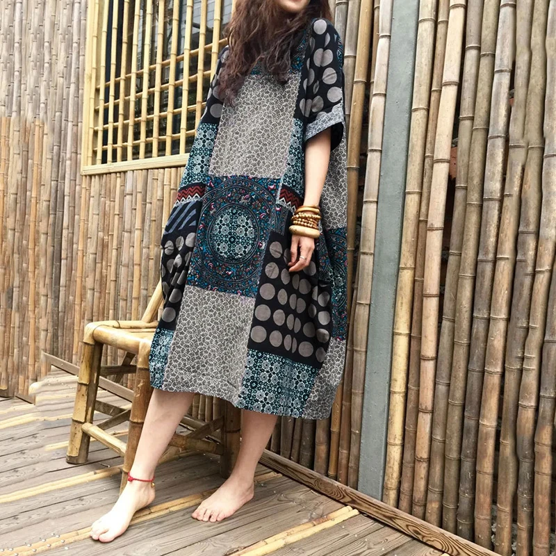 Plus Size Dresses For Women 5XL Short Sleeve Big Size Baggy Kaftan Loose Casual Dress 2019 Summer Oversized Cotton Linen Dress
Plus Size Dresses For Women 5XL Short Sleeve Big Size Baggy Kaftan Loose Casual Dress 2019 Summer Oversized Cotton Linen Dress