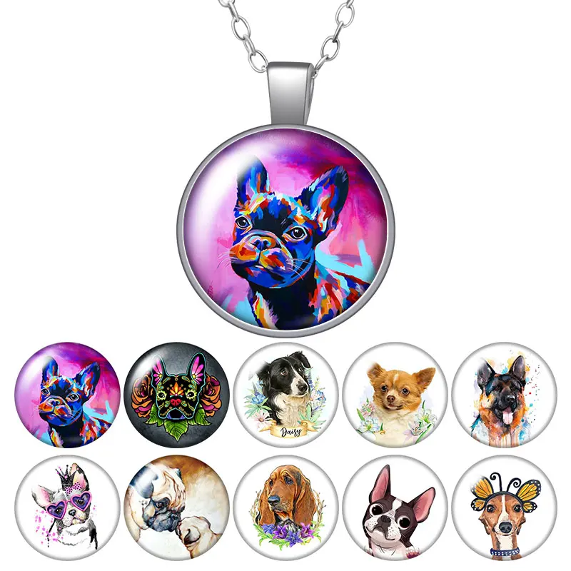 Beauty Love Dogs Pet Bulldog Photo Silver/Bronze Pendant Necklace 25mm Glass Cabochon Woman Girls Jewelry Birthday Gift 50cm
Beauty Love Dogs Pet Bulldog Photo Silver/Bronze Pendant Necklace 25mm Glass Cabochon Woman Girls Jewelry Birthday Gift 50cm