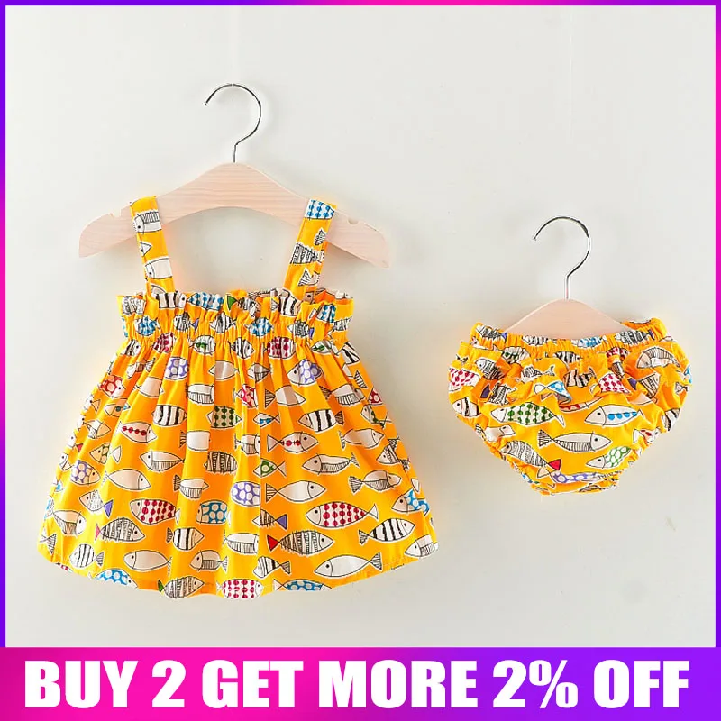 Baby girls strap dress sets infant cute dress+shorts tracksuit girls clothing set summer toddler bebe girl clothes
Baby girls strap dress sets infant cute dress+shorts tracksuit girls clothing set summer toddler bebe girl clothes