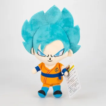 10pcs/lot Anime Dragon ball Z Super Saiyan blue hair Wukong Goku Plush pendant toy 18CM Soft Stuffed dolls Gift
10pcs/lot Anime Dragon ball Z Super Saiyan blue hair Wukong Goku Plush pendant toy 18CM Soft Stuffed dolls Gift