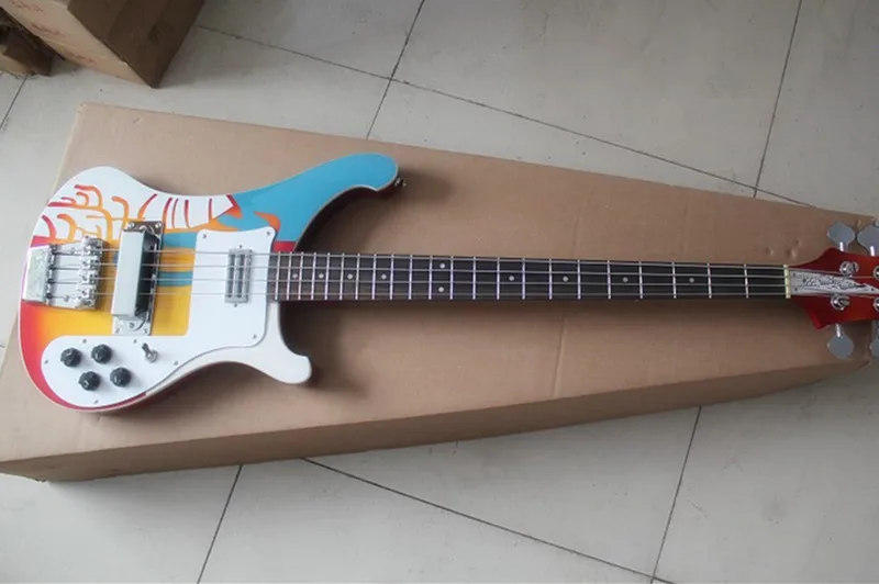 Special pattern Electric Bass Guitar with White Pickguard,Rosewood Fingerboard,Chrome Hardwares,Offer Customized
Special pattern Electric Bass Guitar with White Pickguard,Rosewood Fingerboard,Chrome Hardwares,Offer Customized