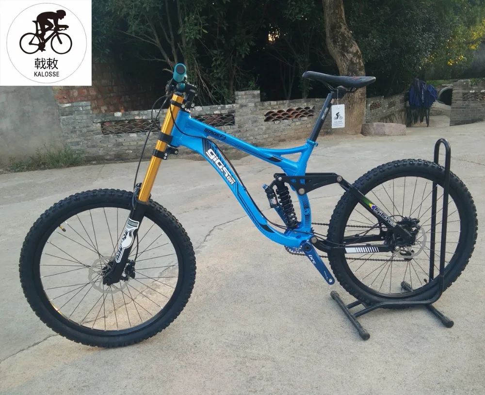 Kalosse 190mm travel DH mountain bike 8/9/10/11 speed full suspension 26*2.35er AM/FR Hydraulic brakes
Kalosse 190mm travel DH mountain bike 8/9/10/11 speed full suspension 26*2.35er AM/FR Hydraulic brakes