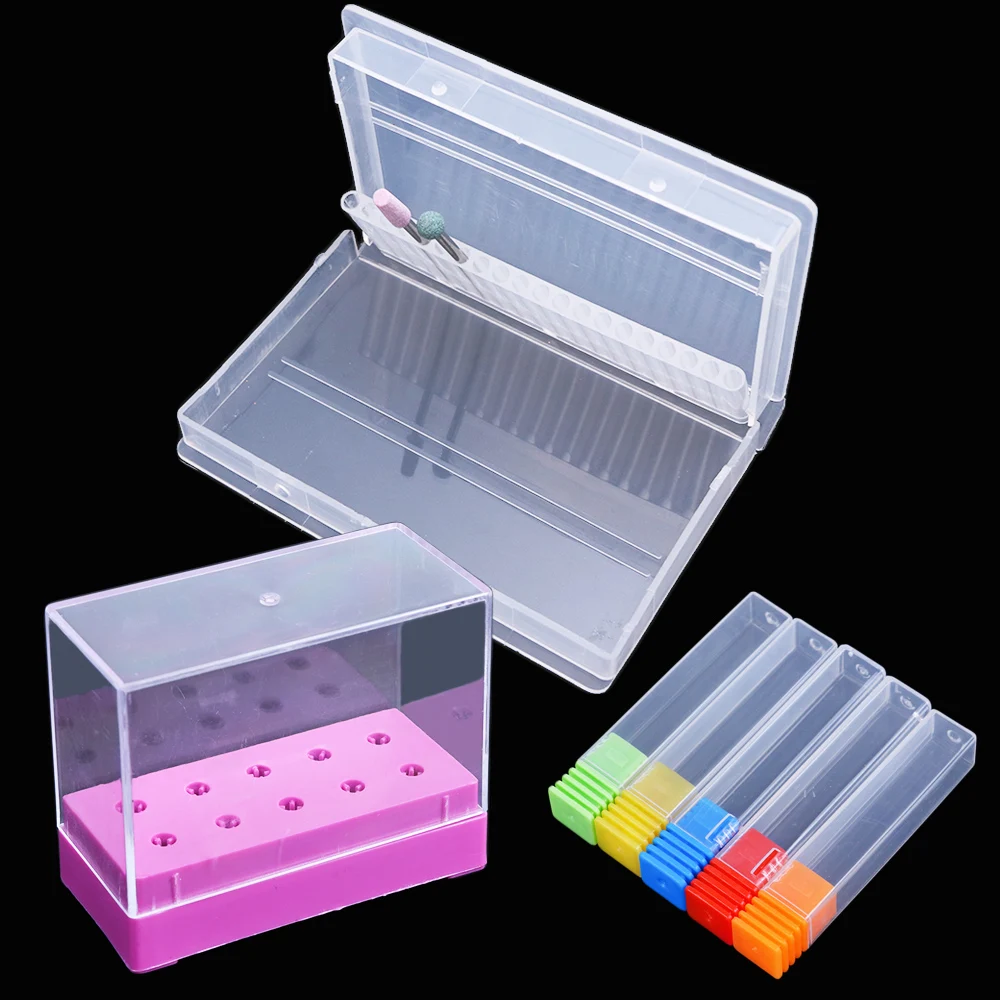 5/10/20 Holes Nail Drill Bits Storage Box Display Stand Multi Design Acrylic Holder Container Case Manicure Nail Tools JI867
5/10/20 Holes Nail Drill Bits Storage Box Display Stand Multi Design Acrylic Holder Container Case Manicure Nail Tools JI867