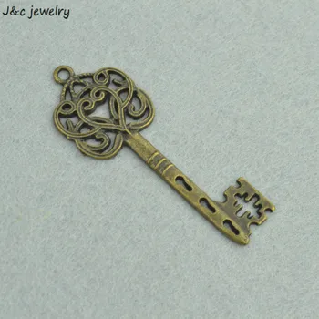 Wholesale 7pcs Metal Charms Antique Bronze key Charms Pendant Jewelry Making Bracelet Necklace DIY 58*21mm 3202C
Wholesale 7pcs Metal Charms Antique Bronze key Charms Pendant Jewelry Making Bracelet Necklace DIY 58*21mm 3202C