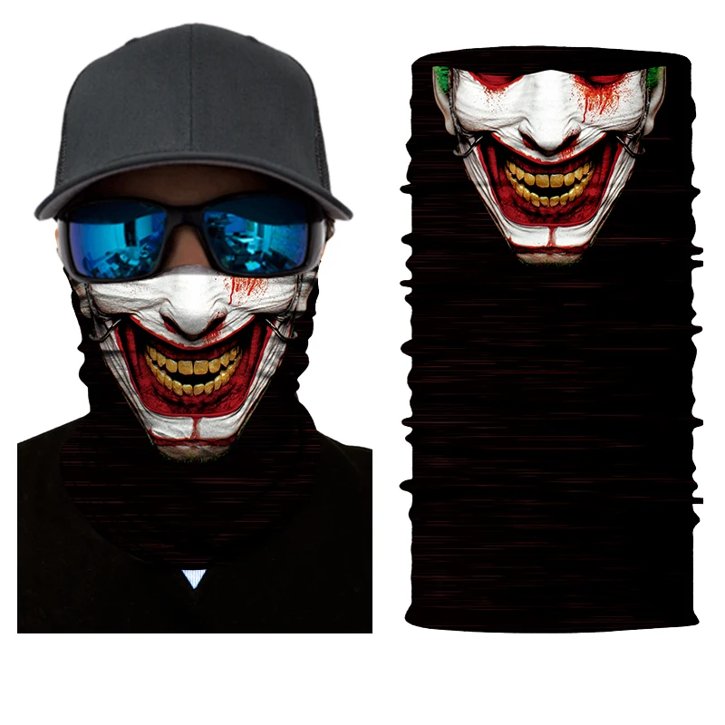 BJMOTO шарф для Хэллоуина маска фестиваль мотоцикл лица Солнцезащитная Балаклава