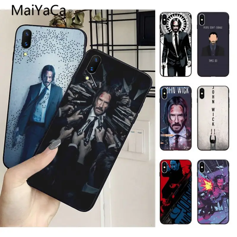 MaiYaCa John Wick Pattern TPU Soft Phone Accessories Cell Phone Case for iPhone X XS MAX 6 6s 7 7plus 8 8Plus 5 5S SE XR
MaiYaCa John Wick Pattern TPU Soft Phone Accessories Cell Phone Case for iPhone X XS MAX 6 6s 7 7plus 8 8Plus 5 5S SE XR