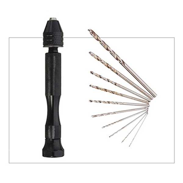 Hot Sale Hand Twist Drill Bits Set,DIY Precision Pin Vise Model Mini Hand Spiral Drill with 25pcs 0.3mm to 3.0mm Micro-Drill B
Hot Sale Hand Twist Drill Bits Set,DIY Precision Pin Vise Model Mini Hand Spiral Drill with 25pcs 0.3mm to 3.0mm Micro-Drill B