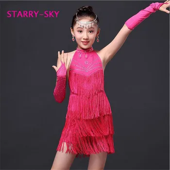 New Junior Latin Dresses Sexy Backless Dancewear Competition Ballroom Tango Samba Salsa Latin Fringe Dress For Girls Kids Hot
New Junior Latin Dresses Sexy Backless Dancewear Competition Ballroom Tango Samba Salsa Latin Fringe Dress For Girls Kids Hot