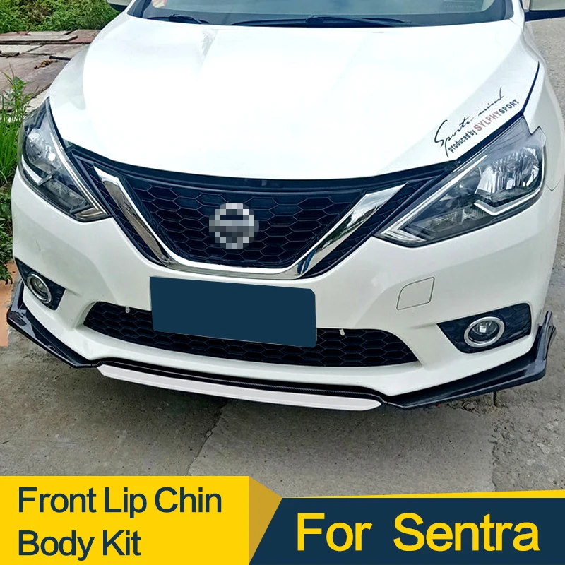 Front Bumper Spoiler Protector Plate Lip Body Kit Carbon Surface Contrast Color Chin Shovel For Nissan Sentra Sylphy 2016-2018
Front Bumper Spoiler Protector Plate Lip Body Kit Carbon Surface Contrast Color Chin Shovel For Nissan Sentra Sylphy 2016-2018