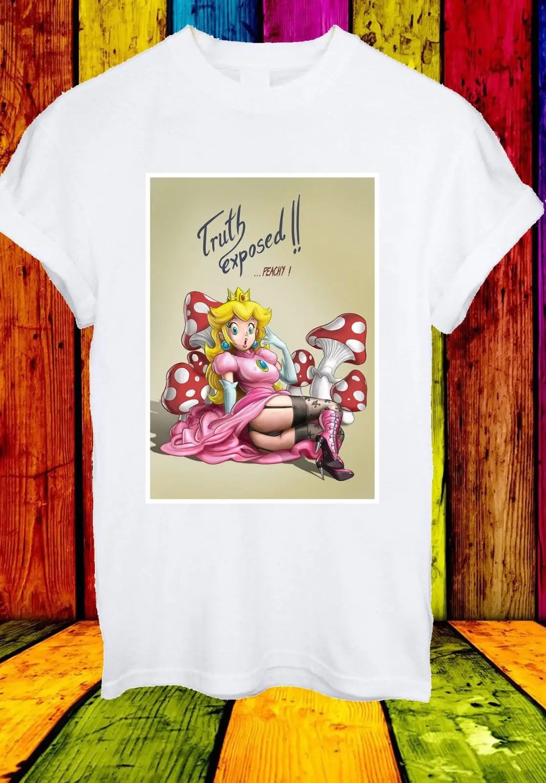 Princess Peach Mario Truth Exposed Queen Mushroom Men Women Unisex T-shirt 766 Cool Casual pride t shirt men Unisex New
Princess Peach Mario Truth Exposed Queen Mushroom Men Women Unisex T-shirt 766 Cool Casual pride t shirt men Unisex New