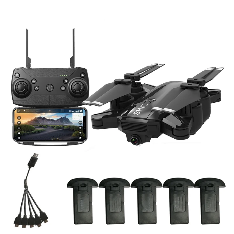 SHRC H1 Drone WIFI 720P Camera FPV 18min Flight Time 5G GPS Follow Me Mode Foldable Shock Resistant Selfie Drone RC Quadcopter
SHRC H1 Drone WIFI 720P Camera FPV 18min Flight Time 5G GPS Follow Me Mode Foldable Shock Resistant Selfie Drone RC Quadcopter
