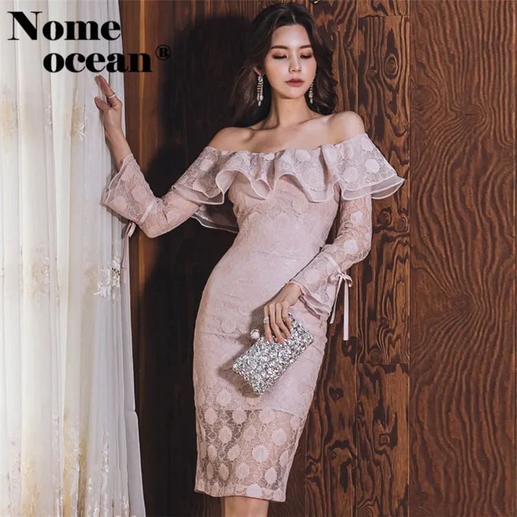 Off The Shoulder Lace Dresses for Women Long Sleeve S-XL OL Midi Dresses 2019 New Arrival Slash Neck Dress Vestidos M19022403
Off The Shoulder Lace Dresses for Women Long Sleeve S-XL OL Midi Dresses 2019 New Arrival Slash Neck Dress Vestidos M19022403