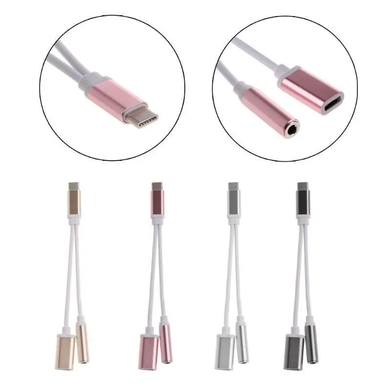 USB Type-C To 3.5mm Jack AUX Headphone Audio Splitter Converter Adapter Cable High Speed Certified Cell Phone Music Accessories
USB Type-C To 3.5mm Jack AUX Headphone Audio Splitter Converter Adapter Cable High Speed Certified Cell Phone Music Accessories