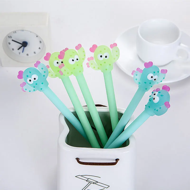 2 pcs/lot Cute Animal cactus gel pen writing pens kawaii stationery caneta material escolar office school supplies papelaria
2 pcs/lot Cute Animal cactus gel pen writing pens kawaii stationery caneta material escolar office school supplies papelaria