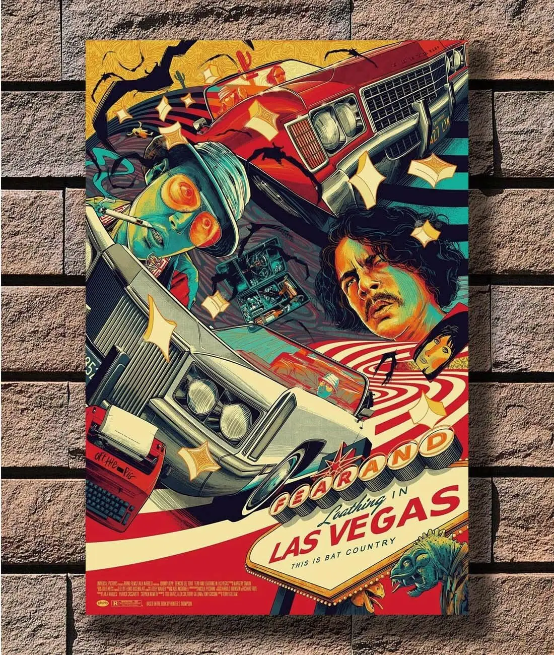 Q0118 Posters and Prints 24x36 27x40 - Fear and Loathing In Las Vegas Classic Movie Art Poster Canvas Painting Home Decor
Q0118 Posters and Prints 24x36 27x40 - Fear and Loathing In Las Vegas Classic Movie Art Poster Canvas Painting Home Decor
