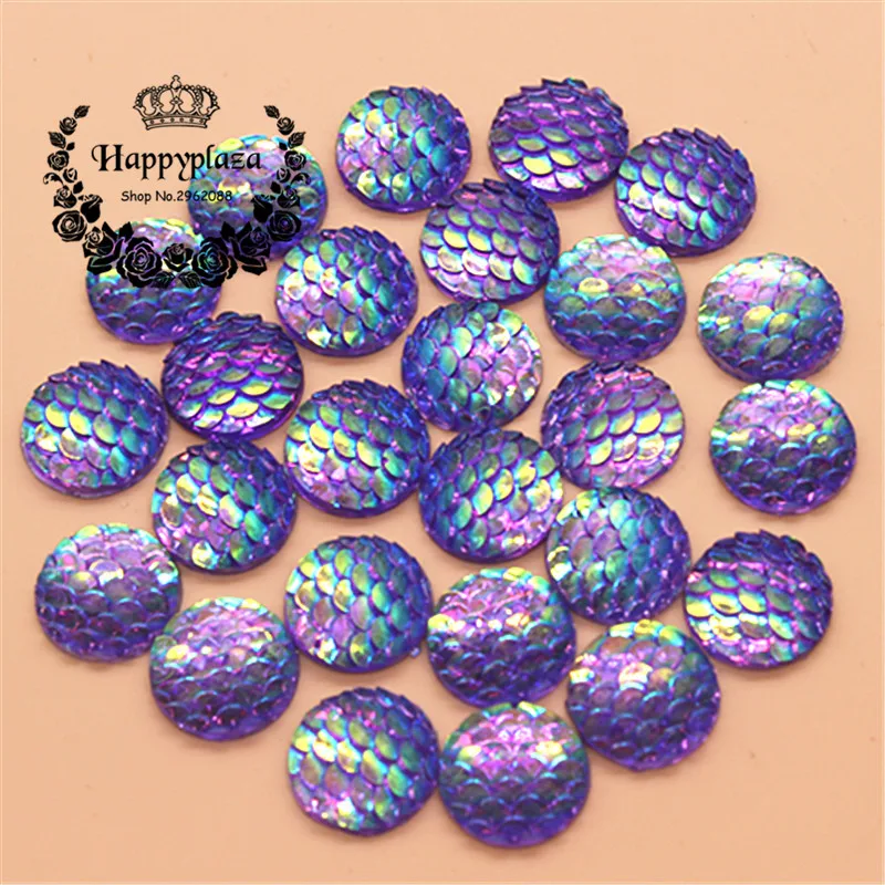 12mm 100pcs Purple AB Resin Fish Scale Flatback Rhinestone Round Cabochon Embellishment Scrapbooking For DIY Crafts
12mm 100pcs Purple AB Resin Fish Scale Flatback Rhinestone Round Cabochon Embellishment Scrapbooking For DIY Crafts