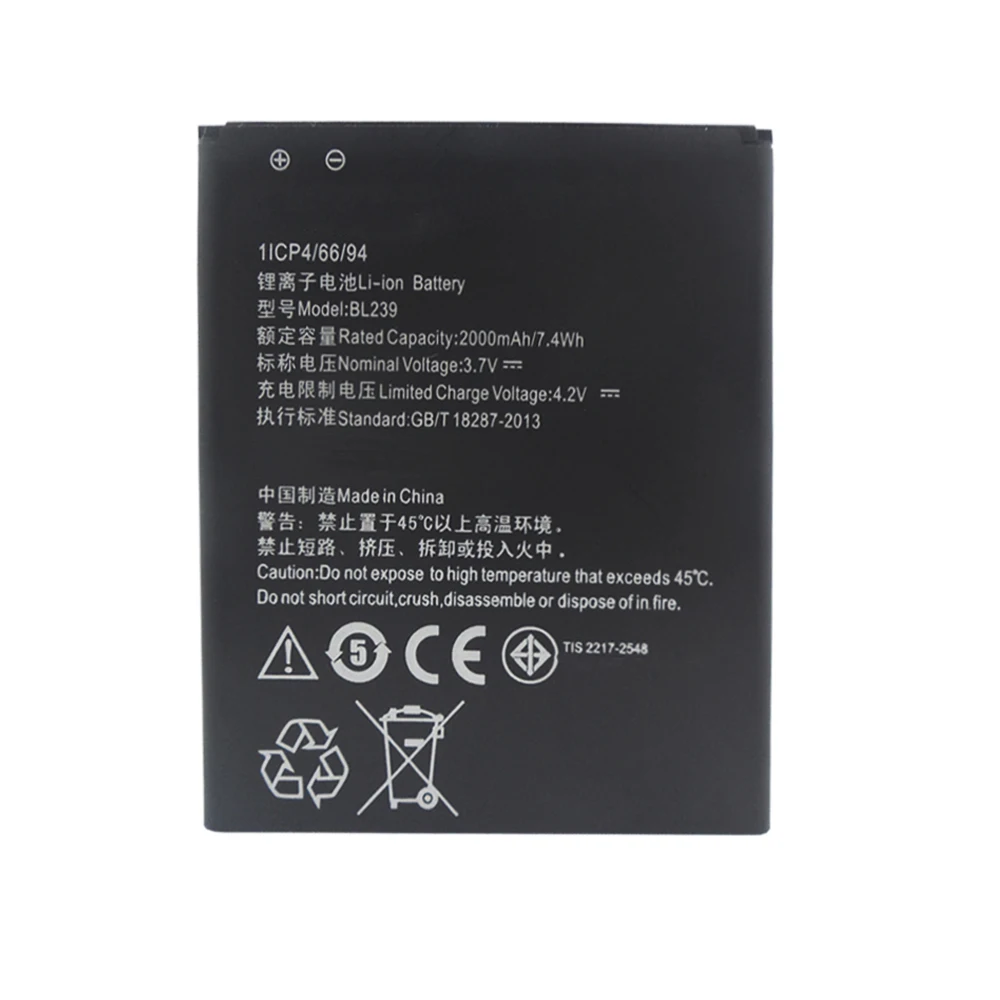 5 шт./лот 2000 мАч BL239 батарея для Lenovo A330E A399 A3500 A3500-HV батарея для мобильного телефона
5 шт./лот 2000 мАч BL239 батарея для Lenovo A330E A399 A3500 A3500-HV батарея для мобильного телефона