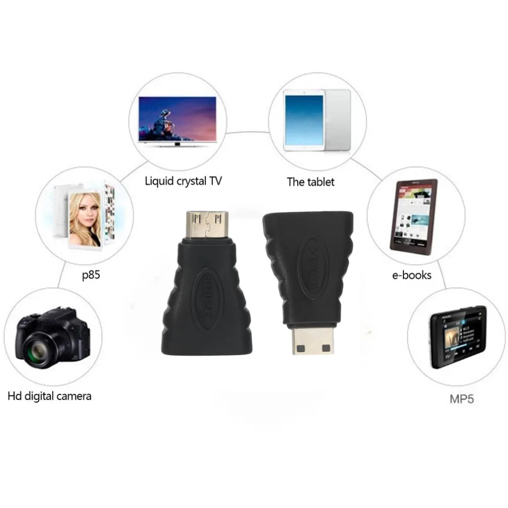 Mini HDMI to HDMI Adapter Female to Male Converter for HDMI HD 1080P Cable Adapter Device for HDTV Gold-Plated Connector HD
Mini HDMI to HDMI Adapter Female to Male Converter for HDMI HD 1080P Cable Adapter Device for HDTV Gold-Plated Connector HD