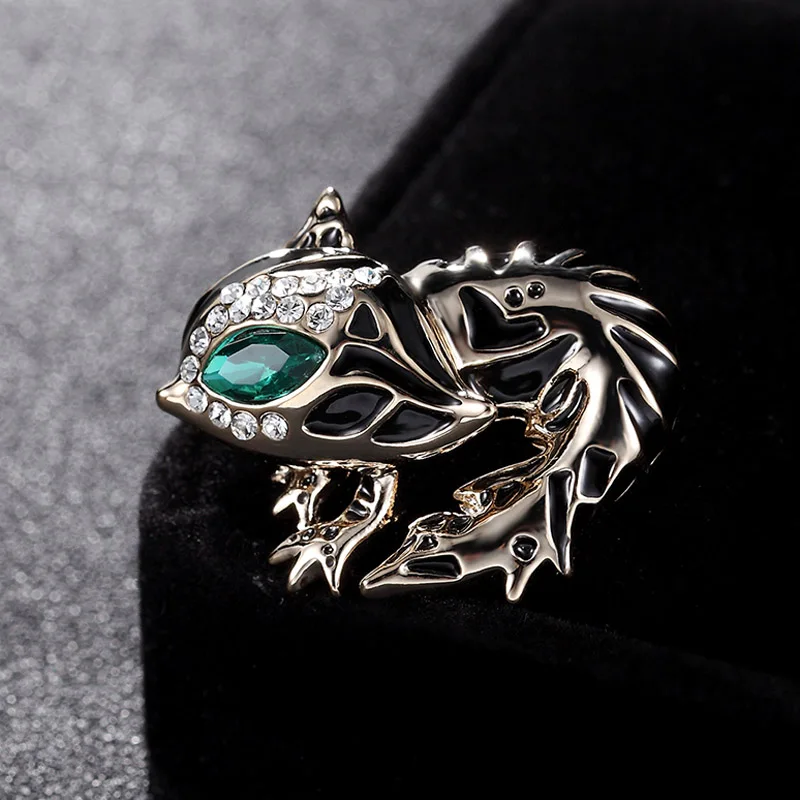 Fashion New Green eye Dragon brooch pins Brand Enamel animal Hijab Accessory Men's Vintage Brooch Bouquet
Fashion New Green eye Dragon brooch pins Brand Enamel animal Hijab Accessory Men's Vintage Brooch Bouquet