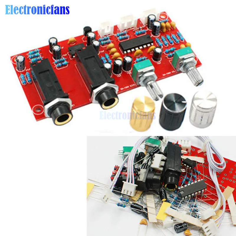 PT2399 DC12V-24V Digital Microphone Amplifier Board Karaoke Plate Reverb Preamplifier Reverberator Suite Components NE5532 DIY
PT2399 DC12V-24V Digital Microphone Amplifier Board Karaoke Plate Reverb Preamplifier Reverberator Suite Components NE5532 DIY