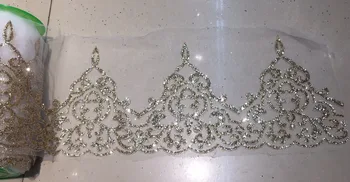 10 yards Gold Shiny Lace Trim For Wedding/Stage Dress Sew On Glitter Lace Fabric Accessories Costume decoration P
10 yards Gold Shiny Lace Trim For Wedding/Stage Dress Sew On Glitter Lace Fabric Accessories Costume decoration P