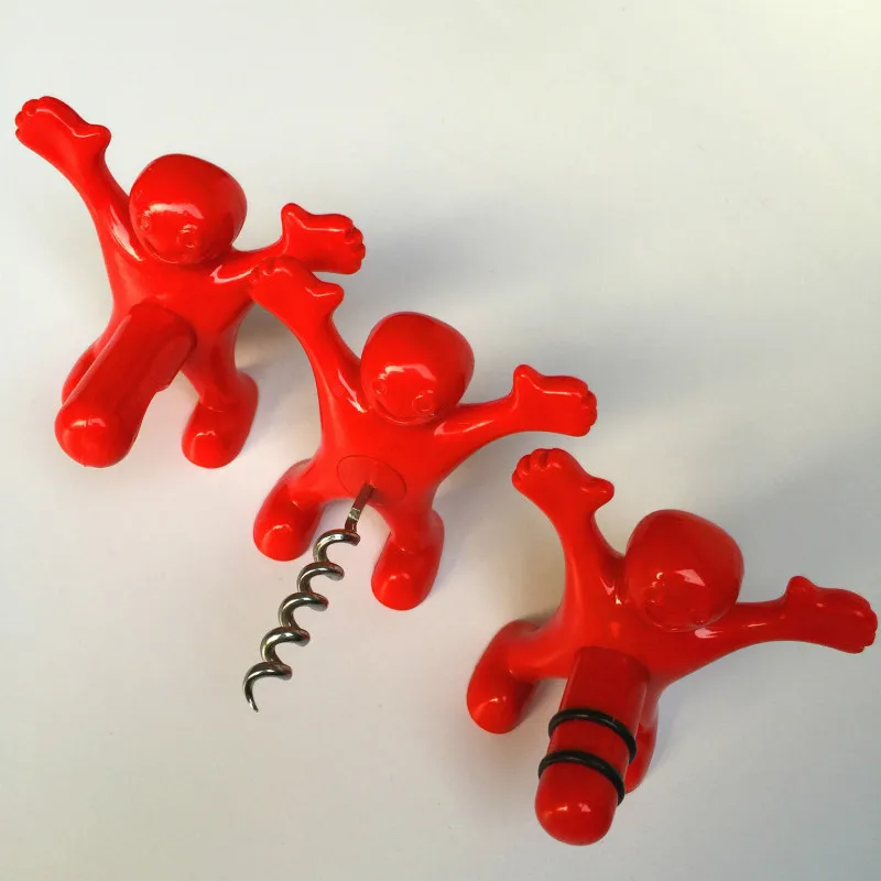 Funny Red Wine Opener Red Wine Cork Beer Opener Kitchen Bar Red Fun Happy Man Beer Red wine Soda Bottle Opener Stopper
Funny Red Wine Opener Red Wine Cork Beer Opener Kitchen Bar Red Fun Happy Man Beer Red wine Soda Bottle Opener Stopper