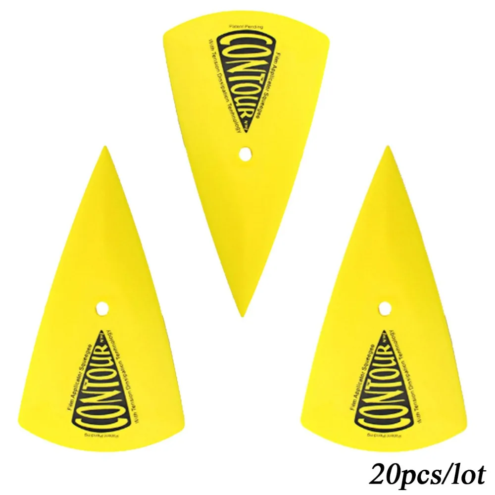 CNGZSY 20pcs Pointed Go Corner Squeegee Yellow Hard Card Triangle Panel Film Install Car Viny Wrapping Bubble Removal Tool 20A13
CNGZSY 20pcs Pointed Go Corner Squeegee Yellow Hard Card Triangle Panel Film Install Car Viny Wrapping Bubble Removal Tool 20A13