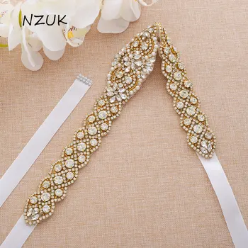 Rhinestones Pearls Wedding Belt Gold Crystal Bridal Belt Diamond Bridal Dress Sash For Wedding Decoration ZZY167G
Rhinestones Pearls Wedding Belt Gold Crystal Bridal Belt Diamond Bridal Dress Sash For Wedding Decoration ZZY167G