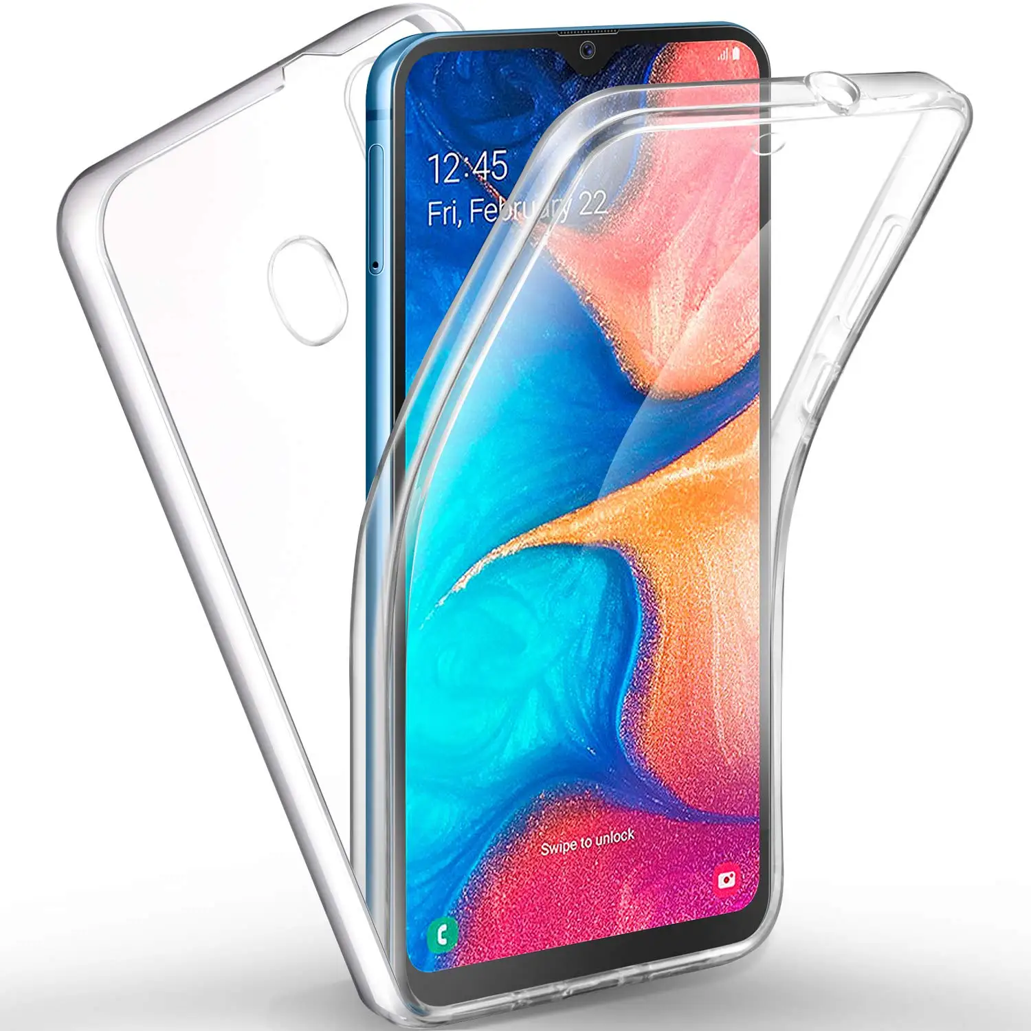 For Samsung Galaxy A20E A20 A 20 E 2019 Case 360 Degree Case, Silicone Cover 2 in 1 Hard PC Back + Soft TPU Front Case Cover
For Samsung Galaxy A20E A20 A 20 E 2019 Case 360 Degree Case, Silicone Cover 2 in 1 Hard PC Back + Soft TPU Front Case Cover