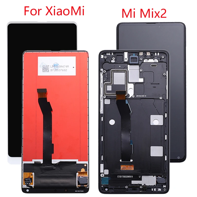 Original Mi Mix 2 With Frame LCD Display Touch Screen For XiaoMi Mix 2 LCD Display Digitizer Assembly Replacememt Screen
Original Mi Mix 2 With Frame LCD Display Touch Screen For XiaoMi Mix 2 LCD Display Digitizer Assembly Replacememt Screen