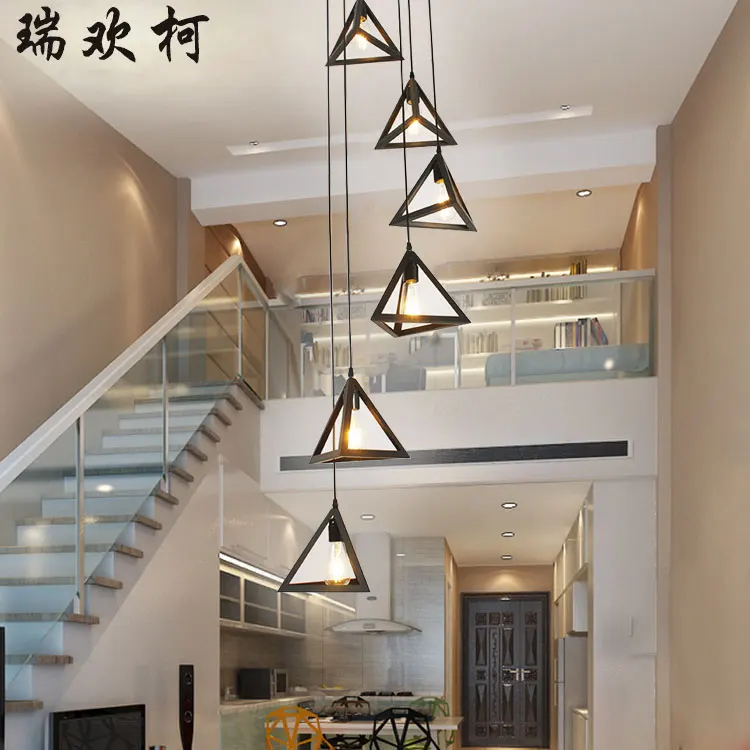 staircase lamp lighting 2017 Simple American stair lamp modern rotary staircase pendant light double building FG37
staircase lamp lighting 2017 Simple American stair lamp modern rotary staircase pendant light double building FG37